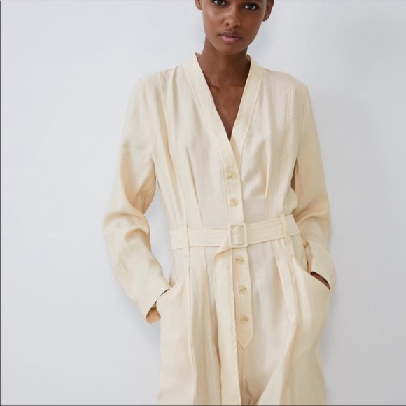 Zara Long Jumpsuit, XS, NWT - Picture 1 of 5